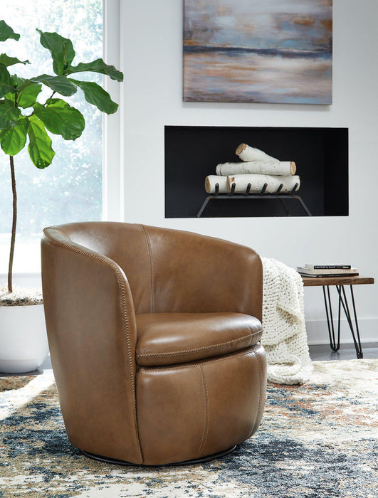 Kierreys Swivel Accent Chair - Abundant Home Collections