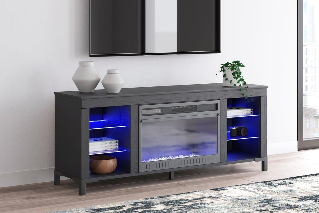 Cayberry Entertainment Center with Electric Fireplace - Abundant Home Collections