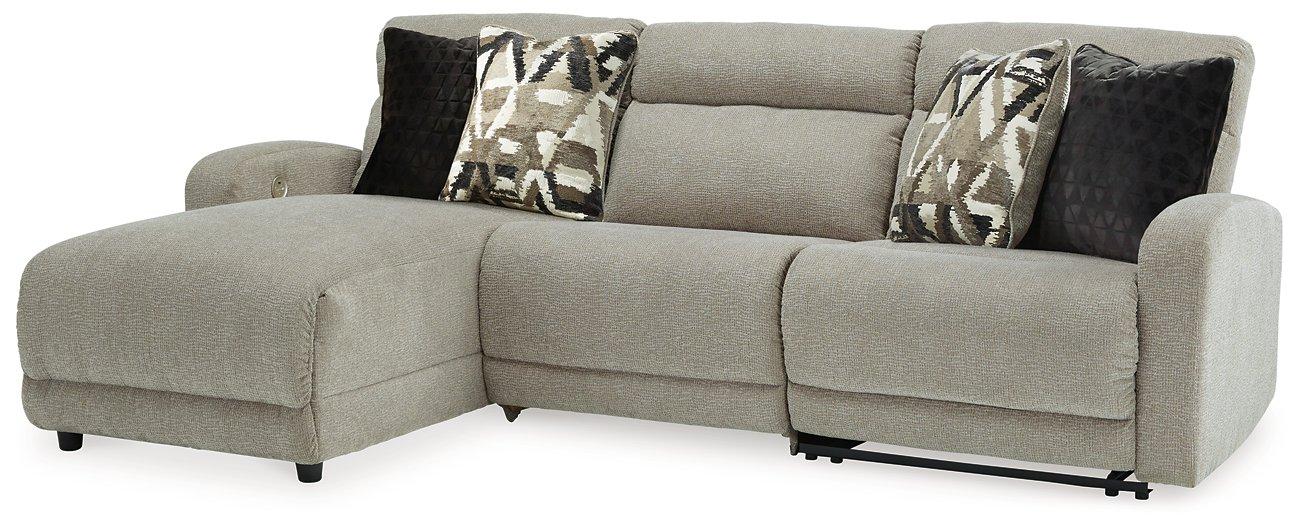 Colleyville Power Reclining Sectional with Chaise - Abundant Home Collections