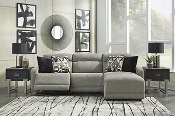 Colleyville Power Reclining Sectional with Chaise - Abundant Home Collections