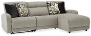 Colleyville Power Reclining Sectional with Chaise - Abundant Home Collections