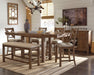 Moriville Counter Height Dining Set - Abundant Home Collections