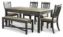 Tyler Creek Dining Set - Abundant Home Collections