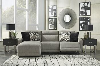 Colleyville Power Reclining Sectional with Chaise - Abundant Home Collections
