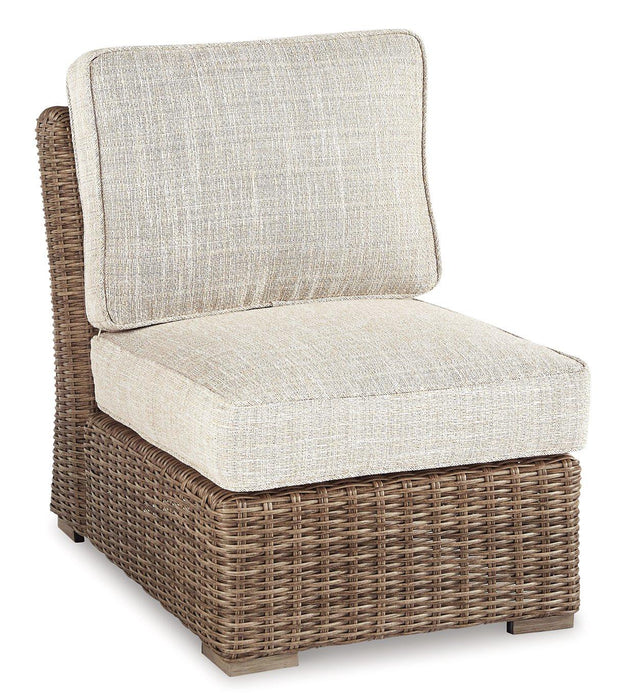 Beachcroft Outdoor Sofa, Lounge Chairs and Fire Pit - Abundant Home Collections