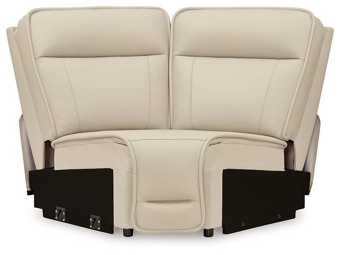 Double Deal Reclining Sectional with 2 Consoles - Abundant Home Collections