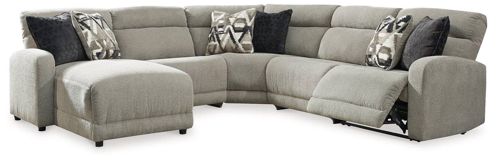Colleyville Power Reclining Sectional with Chaise - Abundant Home Collections