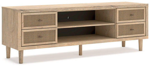 Cielden 72" TV Stand with Electric Fireplace - Abundant Home Collections