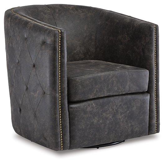 Brentlow Swivel Accent Chair - Abundant Home Collections