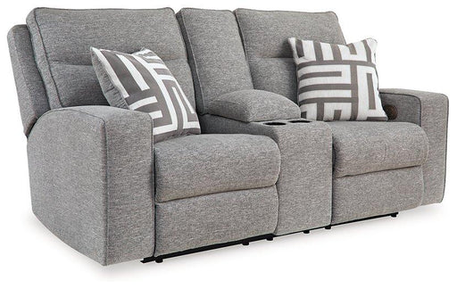 Biscoe Power Reclining Loveseat - Abundant Home Collections