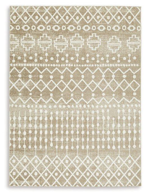 Bunchly 4'11" x 7'2" Washable Rug - Abundant Home Collections