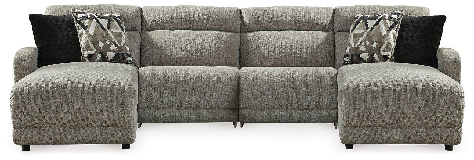 Colleyville Power Reclining Sectional with Chaise - Abundant Home Collections