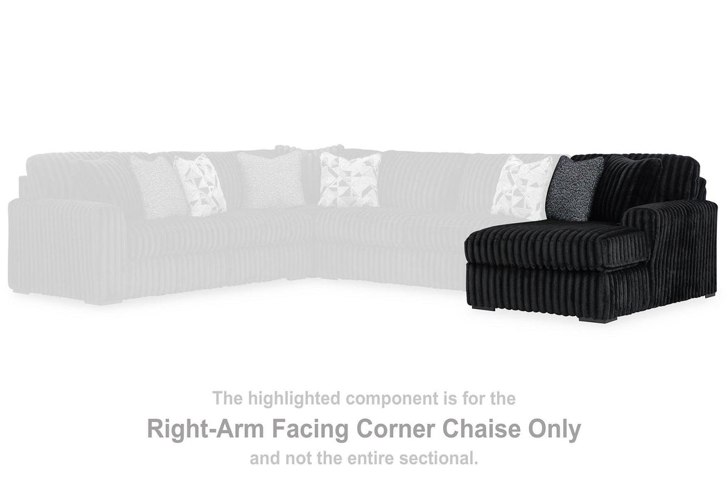 Midnight-Madness Super Chaise - Abundant Home Collections