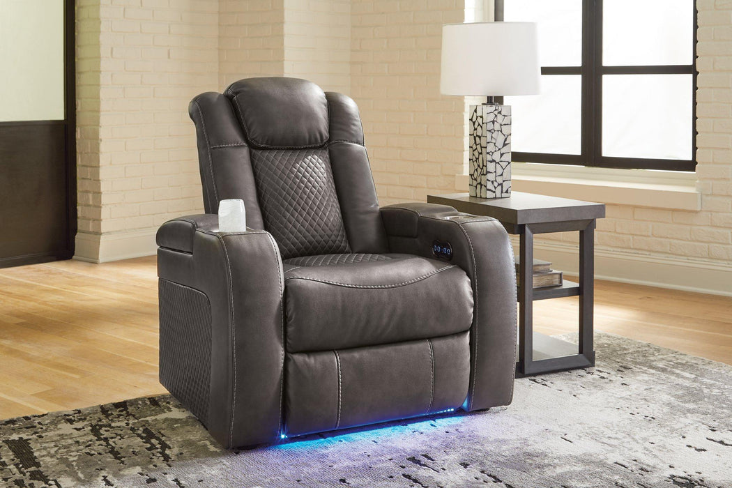 Fyne-Dyme Power Recliner - Abundant Home Collections