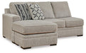 Calnita Sectional with Chaise - Abundant Home Collections
