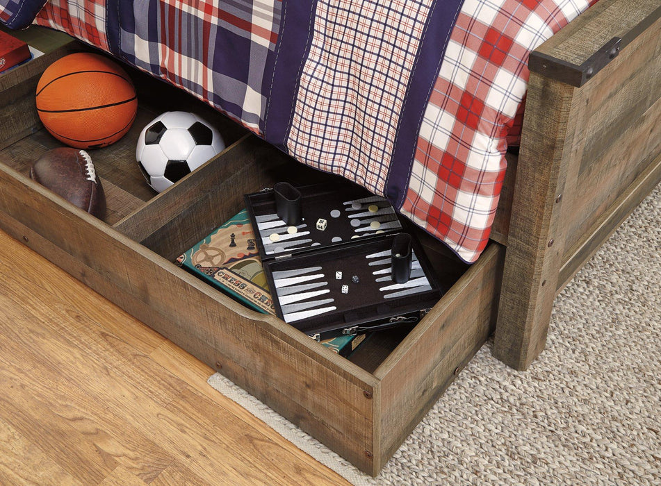 Trinell Bed with Storage - Abundant Home Collections