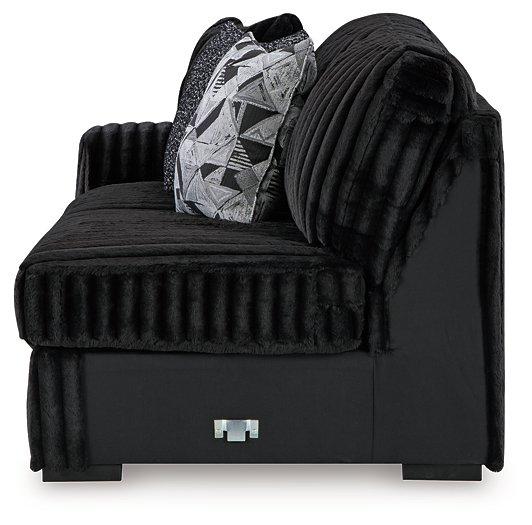 Midnight-Madness Sectional Sofa with Chaise - Abundant Home Collections