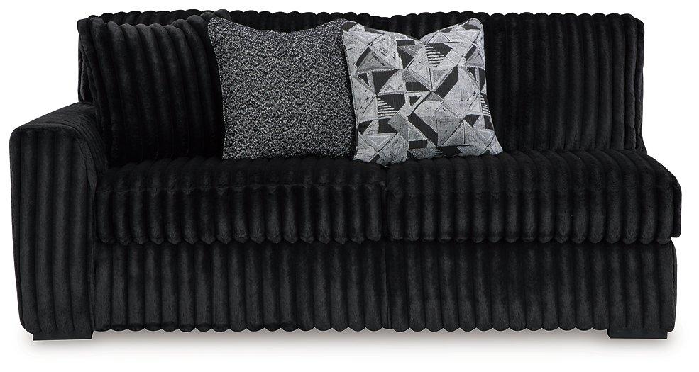 Midnight-Madness Sectional Sofa with Chaise - Abundant Home Collections