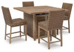 Walton Bridge Outdoor Bar Set - Abundant Home Collections