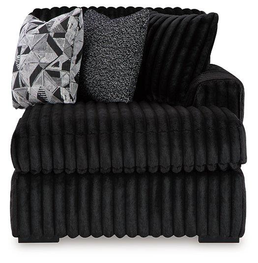 Midnight-Madness Super Chaise - Abundant Home Collections