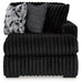 Midnight-Madness Sectional with Chaise - Abundant Home Collections