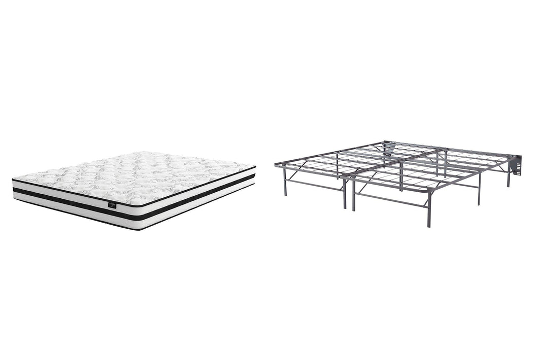 8 Inch Chime Innerspring Mattress Set - Abundant Home Collections