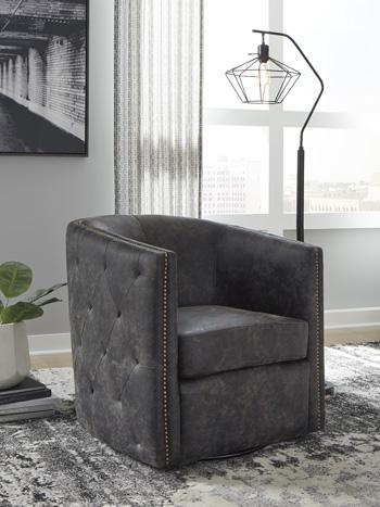 Brentlow Swivel Accent Chair - Abundant Home Collections