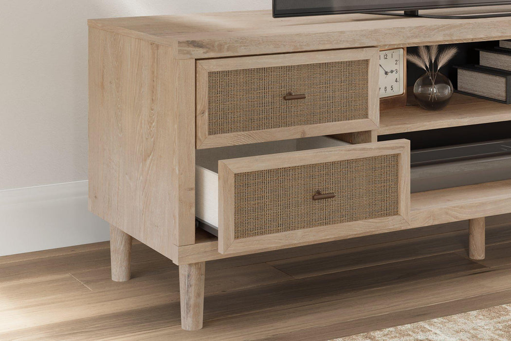 Cielden 72" TV Stand with Electric Fireplace - Abundant Home Collections