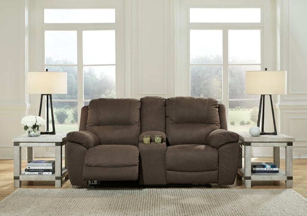 Next-Gen Gaucho Reclining Loveseat with Console - Abundant Home Collections