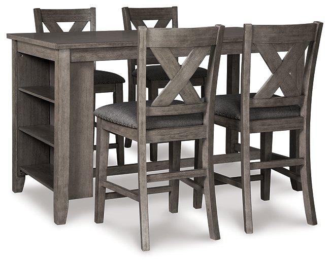 Caitbrook Counter Height Dining Set - Abundant Home Collections