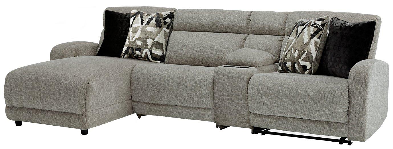 Colleyville Power Reclining Sectional with Chaise - Abundant Home Collections
