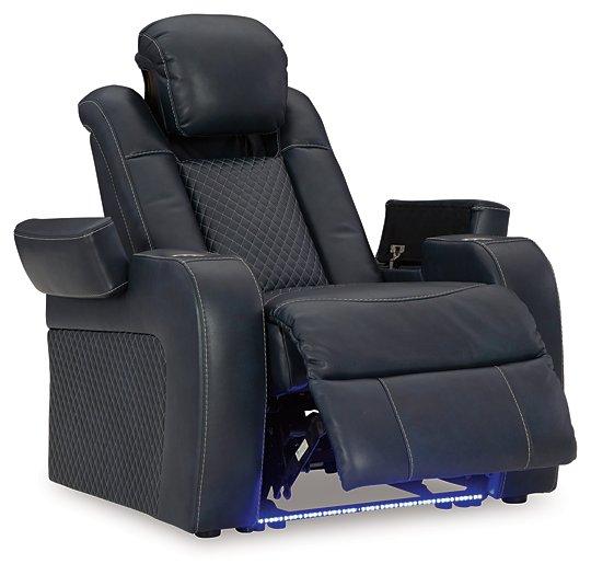Fyne-Dyme Power Recliner - Abundant Home Collections