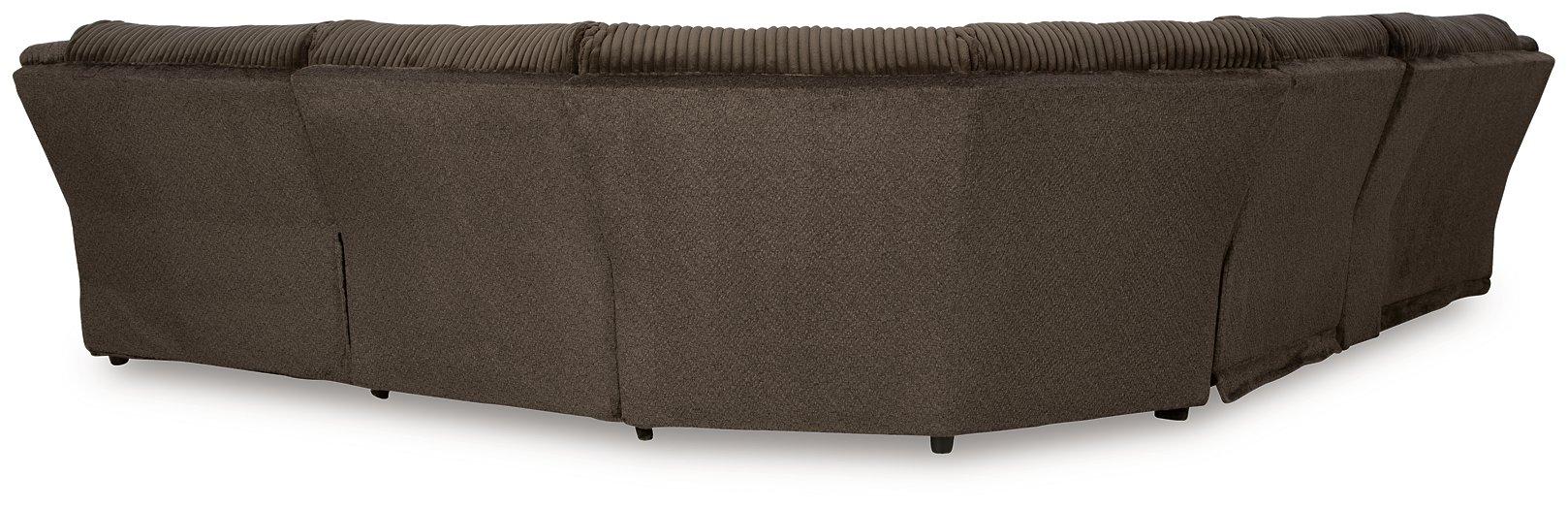 Top Tier Reclining Sectional with Chaise - Abundant Home Collections