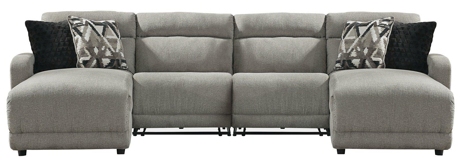 Colleyville Power Reclining Sectional with Chaise - Abundant Home Collections