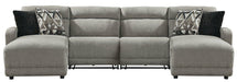Colleyville Power Reclining Sectional with Chaise - Abundant Home Collections