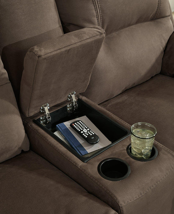 Next-Gen Gaucho Reclining Loveseat with Console - Abundant Home Collections