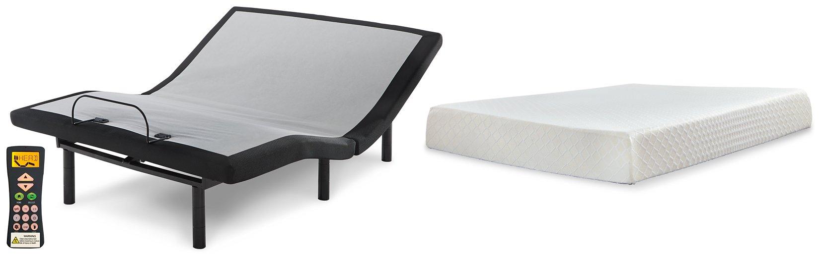 10 Inch Chime Memory Foam Mattress Set - Abundant Home Collections