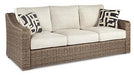Beachcroft Outdoor Sofa, Lounge Chairs and Fire Pit - Abundant Home Collections