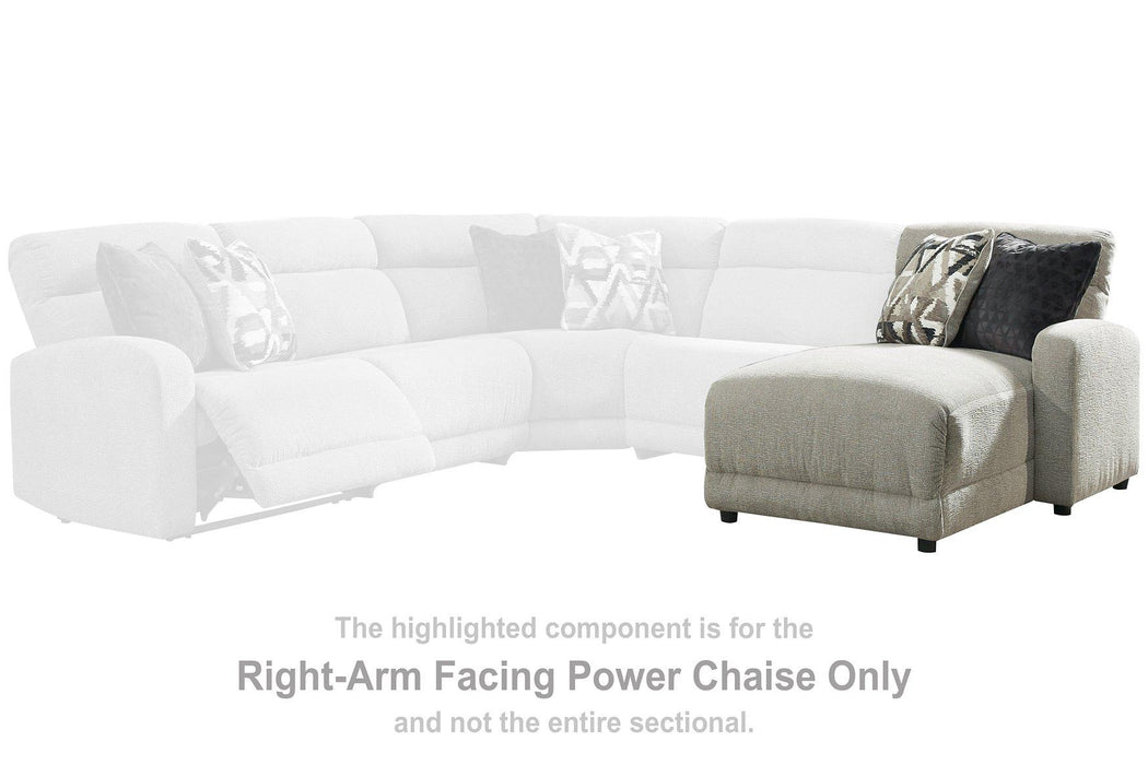 Colleyville Power Reclining Sectional with Chaise - Abundant Home Collections