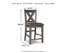 Caitbrook Counter Height Dining Set - Abundant Home Collections