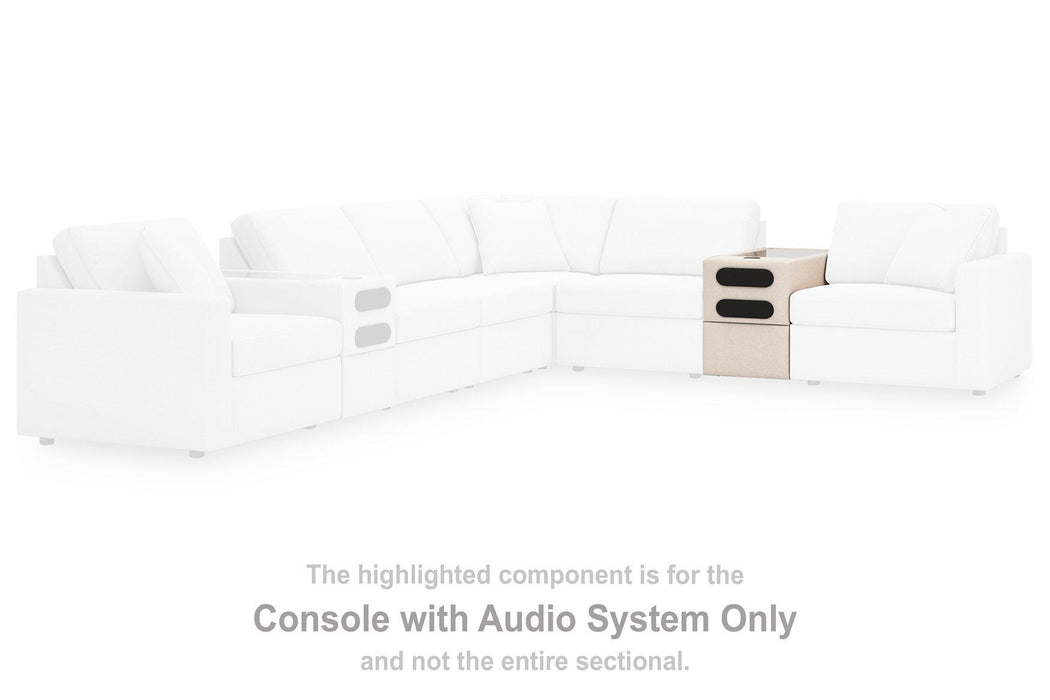 Modmax 5 Piece Sectional with Audio Console - Abundant Home Collections