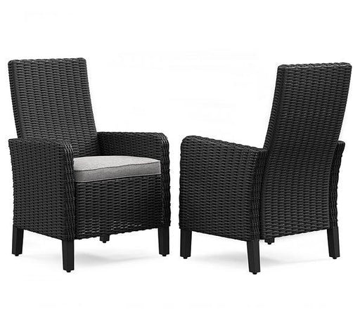 Beachcroft Outdoor Arm Chair with Cushion (Set of 2) - Abundant Home Collections