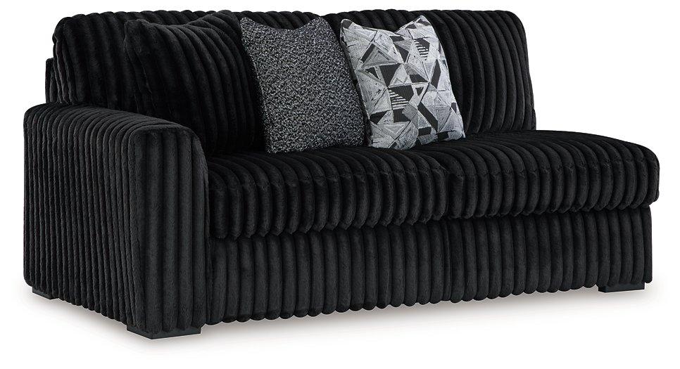 Midnight-Madness Sectional Sofa with Chaise - Abundant Home Collections