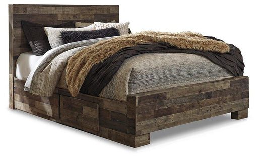 Derekson Bed with 2 Side Storage - Abundant Home Collections