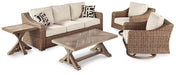 Beachcroft Outdoor Conversation Set - Abundant Home Collections