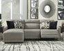 Colleyville Power Reclining Sectional with Chaise - Abundant Home Collections