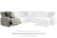 Colleyville Power Reclining Sectional with Chaise - Abundant Home Collections