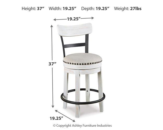 Valebeck Counter Height Bar Stool - Abundant Home Collections