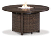 Paradise Trail Outdoor Loveseat, Lounge Chairs and Fire Pit Table - Abundant Home Collections