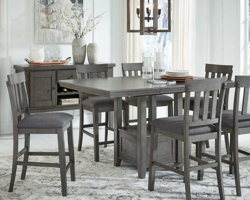 Hallanden Counter Height Dining Room Set - Abundant Home Collections